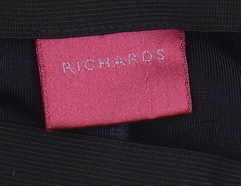 Richards Women's Black Regular Trousers Size M