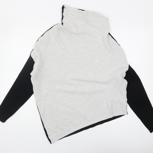 Phase Eight Women's Black High Neck Jumper M