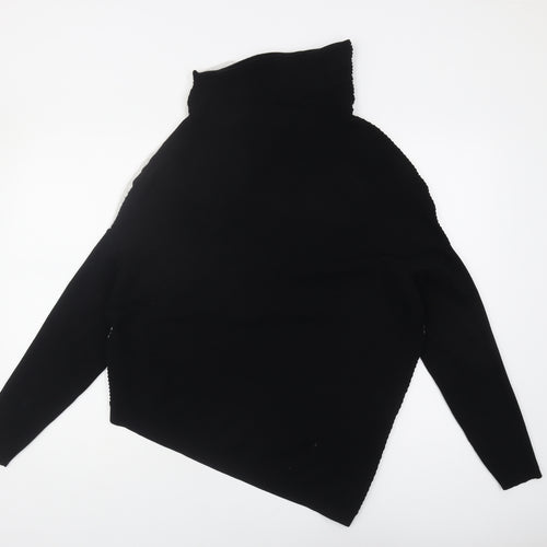 Phase Eight Women's Black High Neck Jumper M