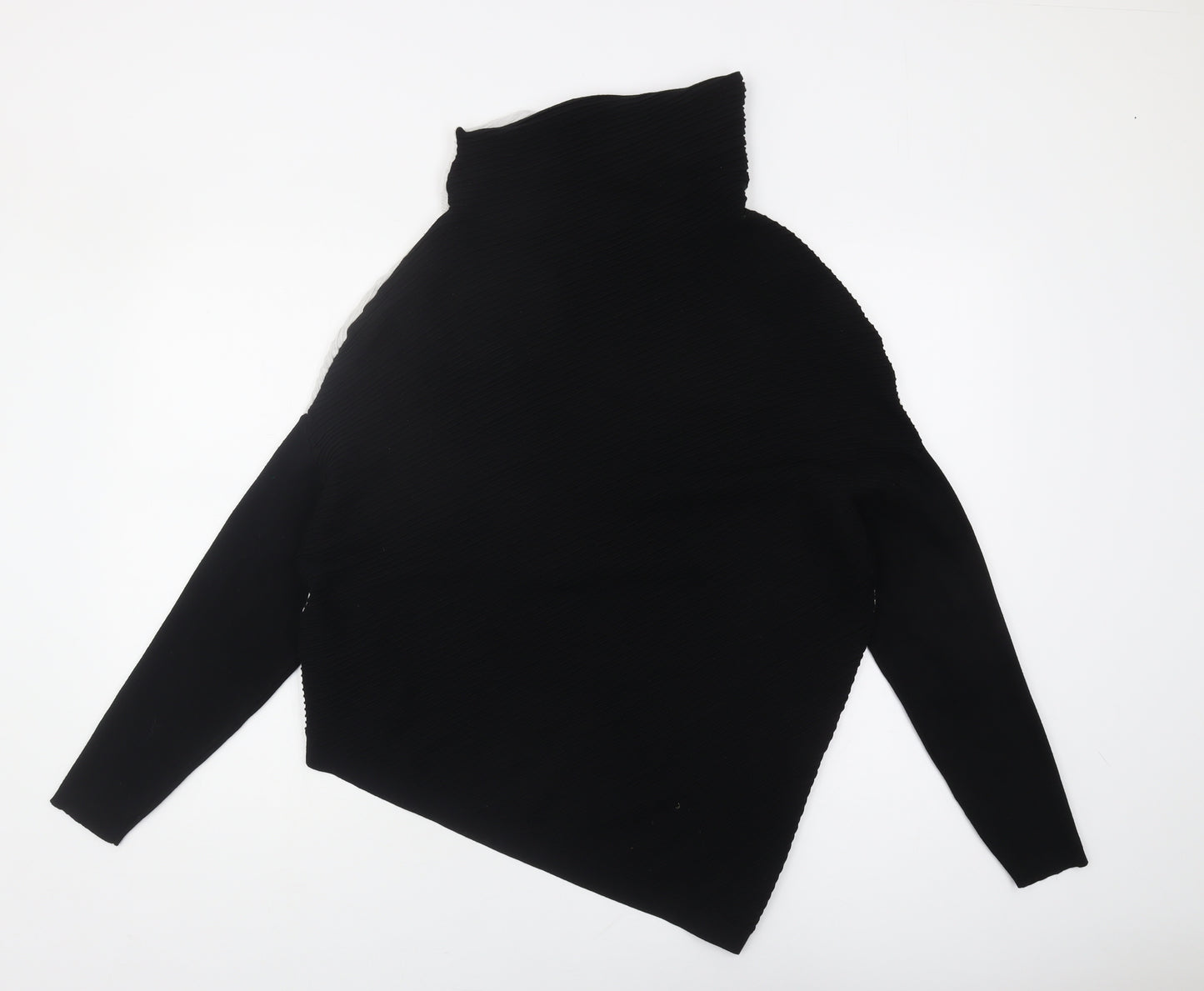 Phase Eight Women's Black High Neck Jumper M