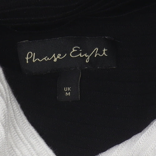 Phase Eight Women's Black High Neck Jumper M