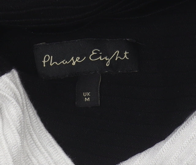 Phase Eight Women's Black High Neck Jumper M