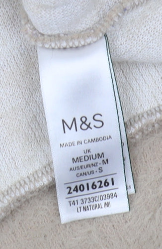 Marks and Spencer Women's Beige Animal Print Pullover Jumper