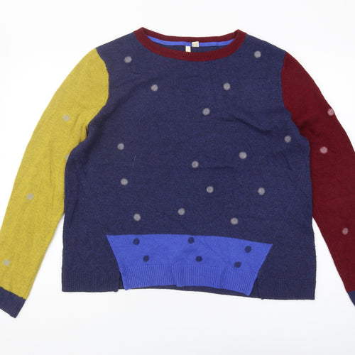 White Stuff Women's Multicoloured Pullover Size 18