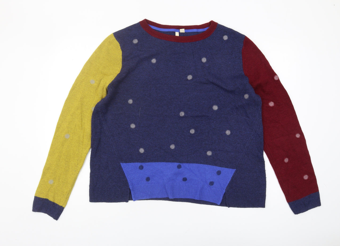 White Stuff Women's Multicoloured Pullover Size 18