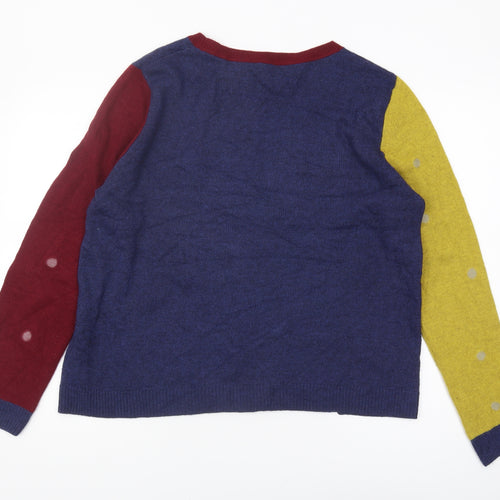 White Stuff Women's Multicoloured Pullover Size 18