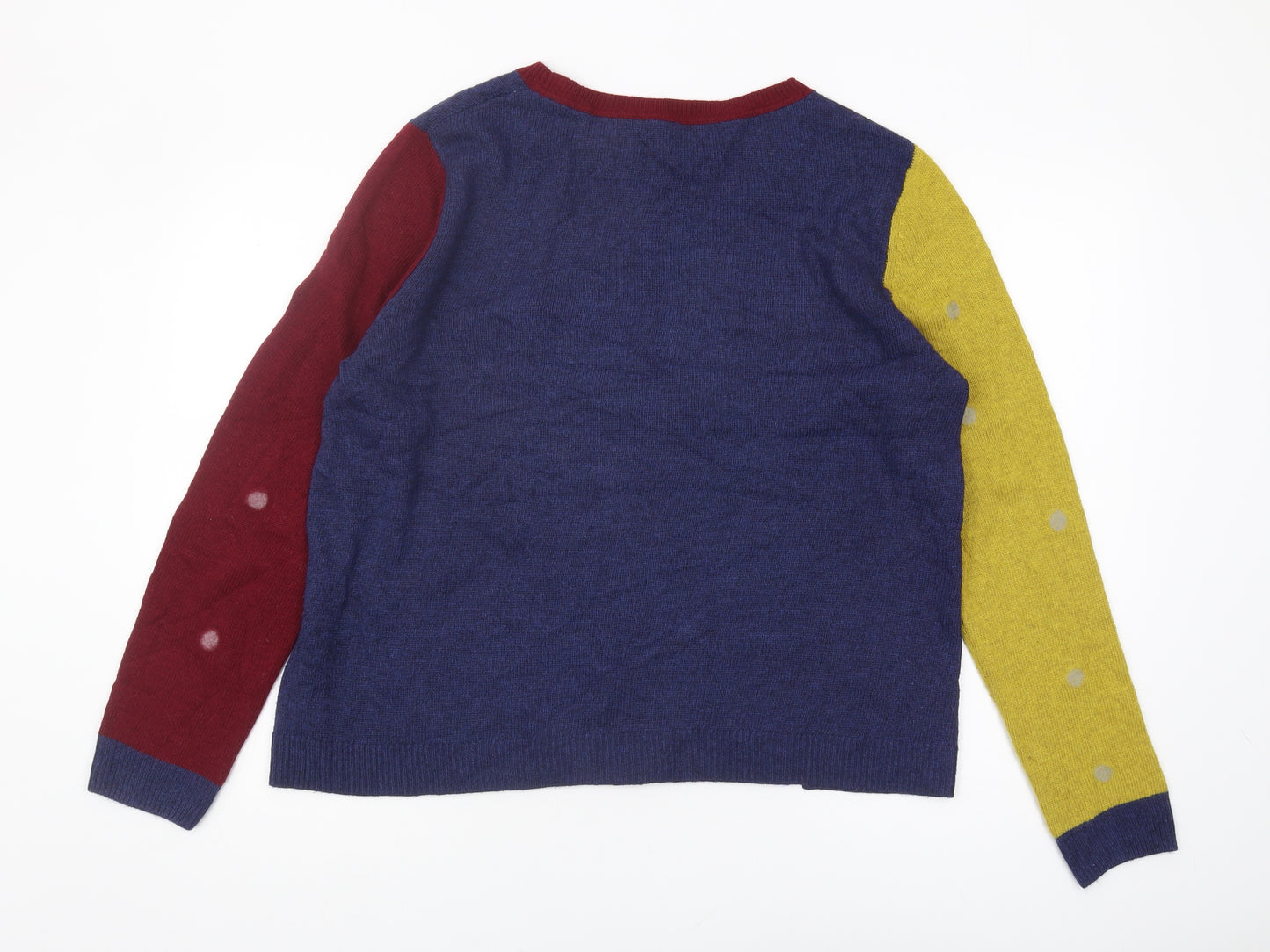 White Stuff Women's Multicoloured Pullover Size 18