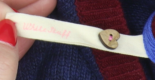 White Stuff Women's Multicoloured Pullover Size 18