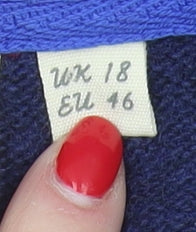 White Stuff Women's Multicoloured Pullover Size 18