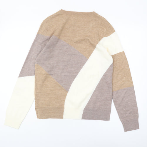 Marks and Spencer Women's Beige Pullover Jumper, Size 10