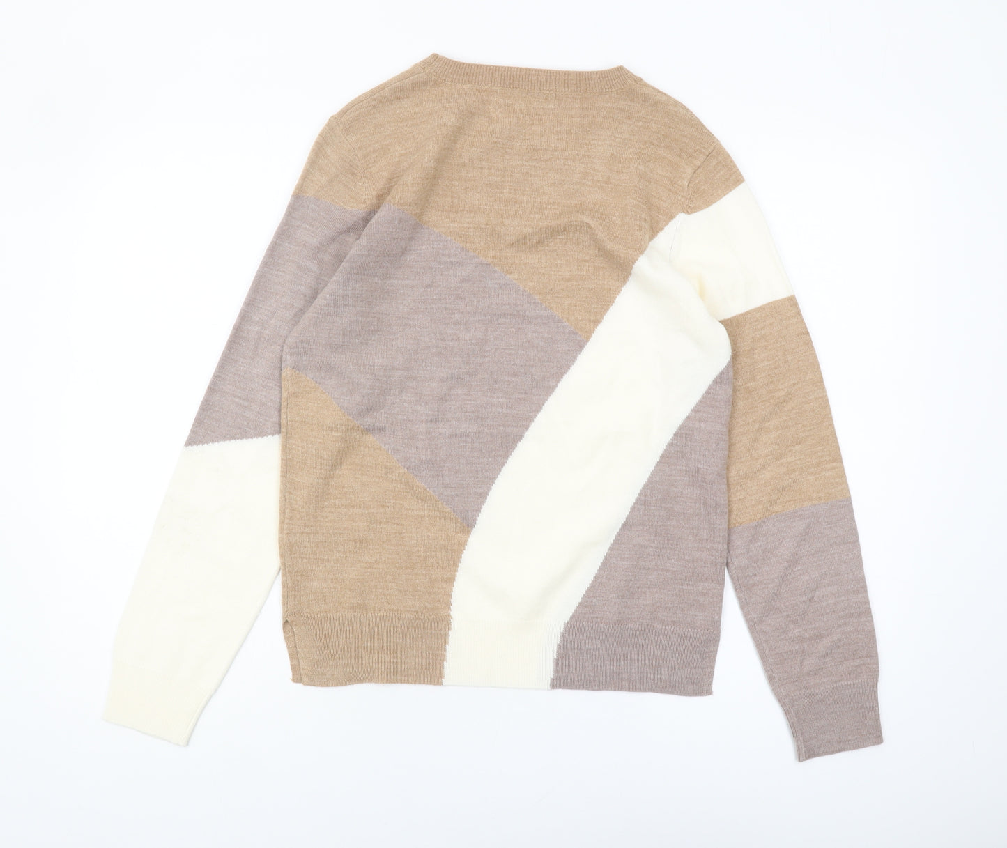 Marks and Spencer Women's Beige Pullover Jumper, Size 10