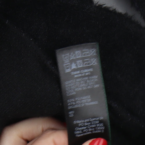 Marks and Spencer Women's Black Animal Print Jumper M