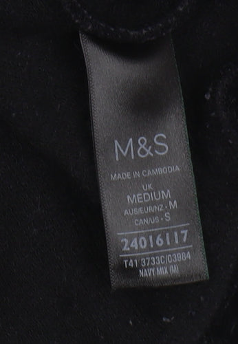 Marks and Spencer Women's Black Animal Print Jumper M