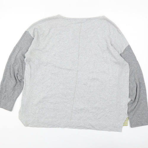 White Stuff Women's Grey Pullover Jumper UK 14