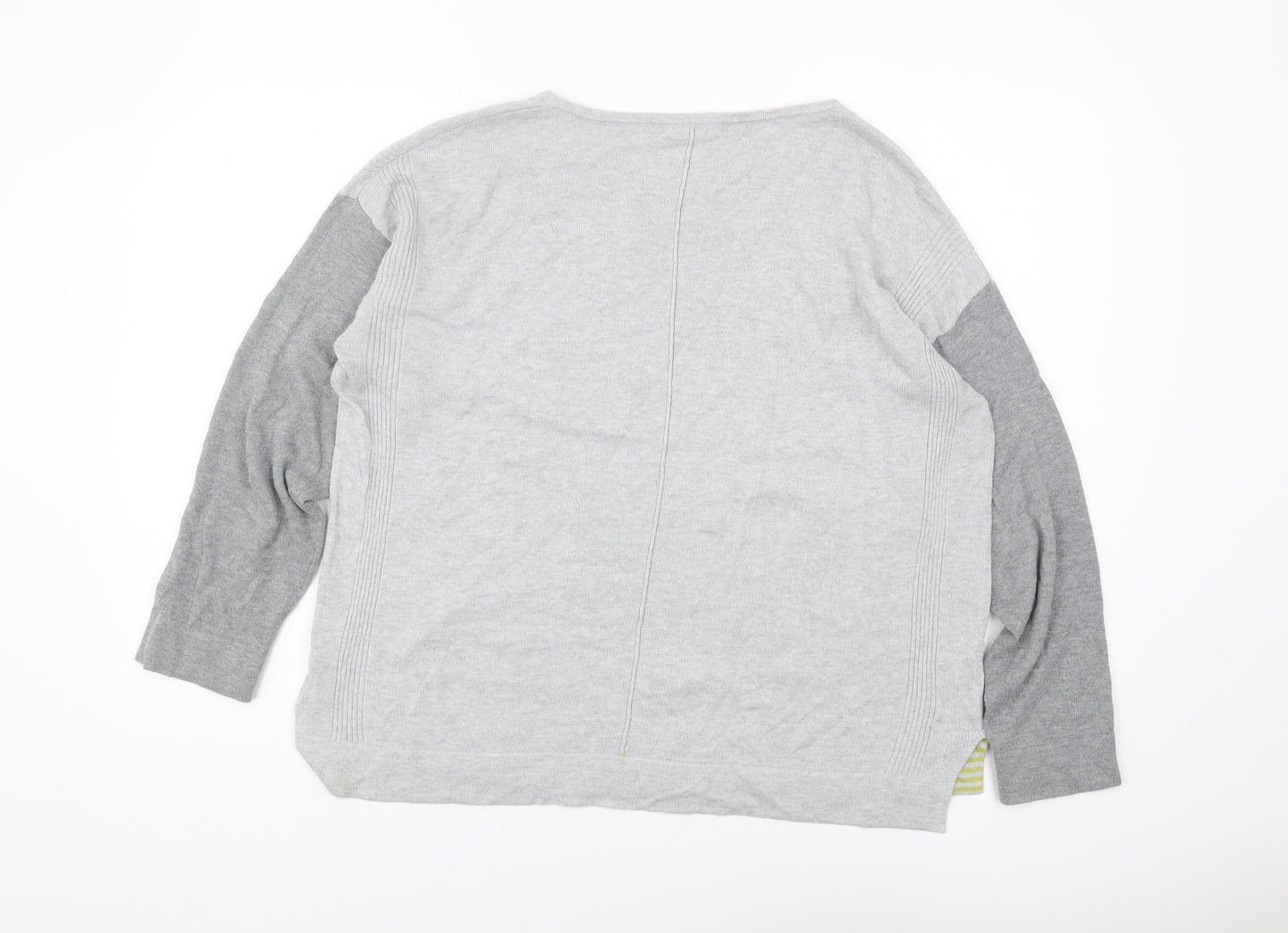 White Stuff Women's Grey Pullover Jumper UK 14