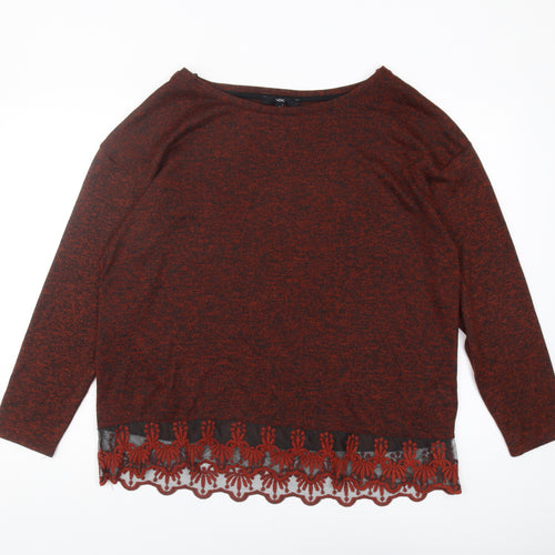 Next Women's Red Pullover Jumper, Size 18