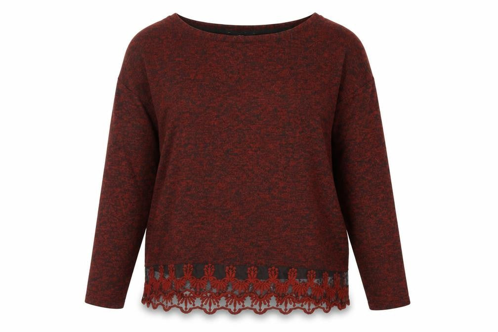 Front view of Next Women's Red jumper, size 18