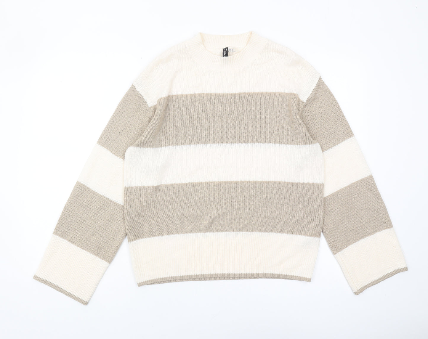 H&M Women’s Multicoloured XS Striped Pullover Jumper