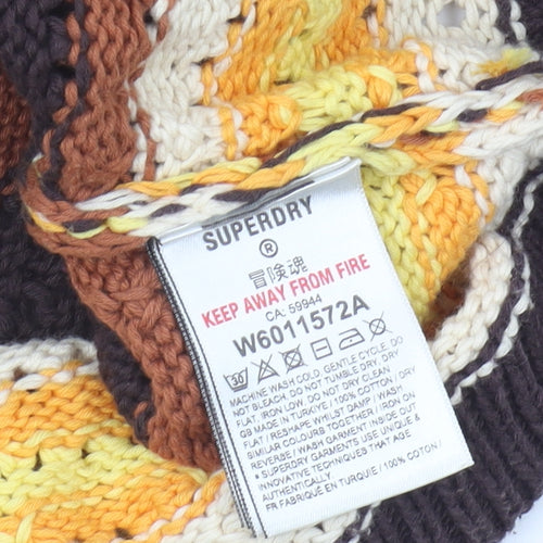 Superdry Women's Multicoloured Cropped Tank UK 12