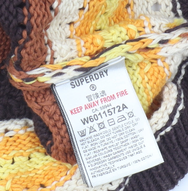 Superdry Women's Multicoloured Cropped Tank UK 12