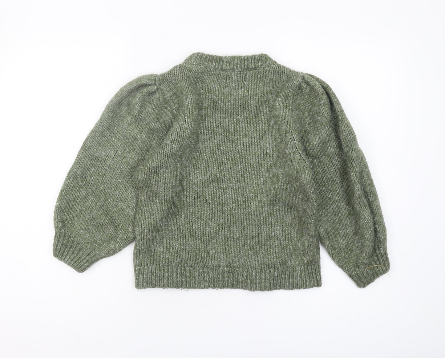 ONLY Women's Green Chunky-Knit Pullover Jumper, Size M
