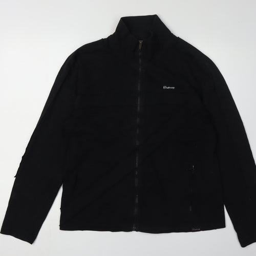 Firetrap Unisex Adults Black Zip Sweatshirt M