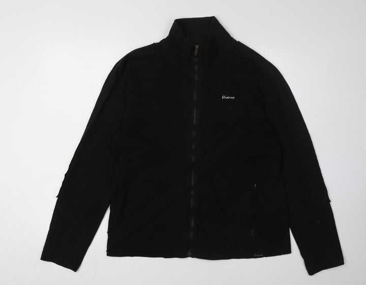 Firetrap Unisex Adults Black Zip Sweatshirt M