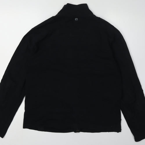 Firetrap Unisex Adults Black Zip Sweatshirt M