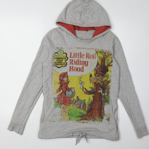 Trafaluc Women's Grey Little Red Riding Hood Hoodie