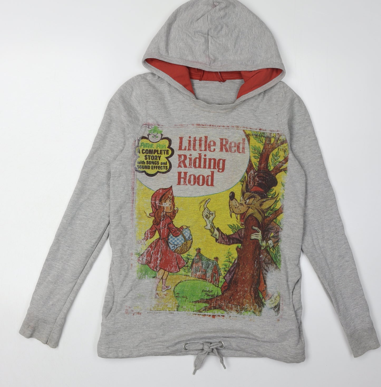 Trafaluc Women's Grey Little Red Riding Hood Hoodie