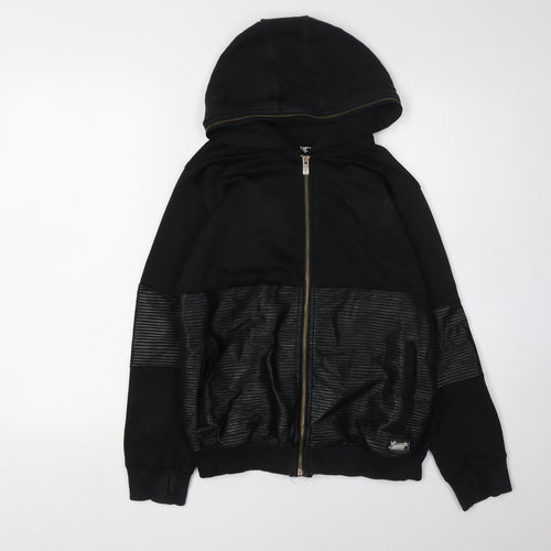 Sonneti Boys Black Full Zip Hoodie 12-13 Years