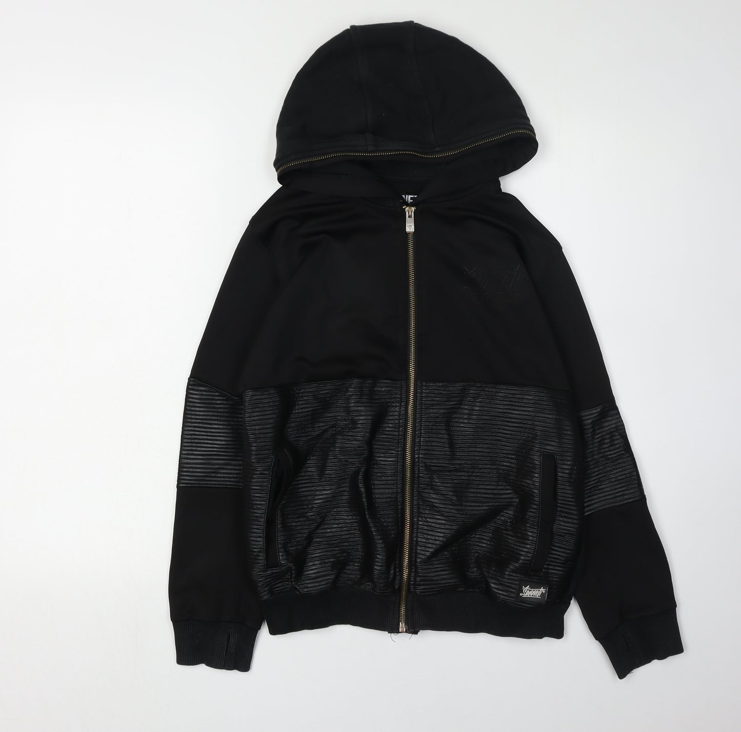 Sonneti Boys Black Full Zip Hoodie 12-13 Years