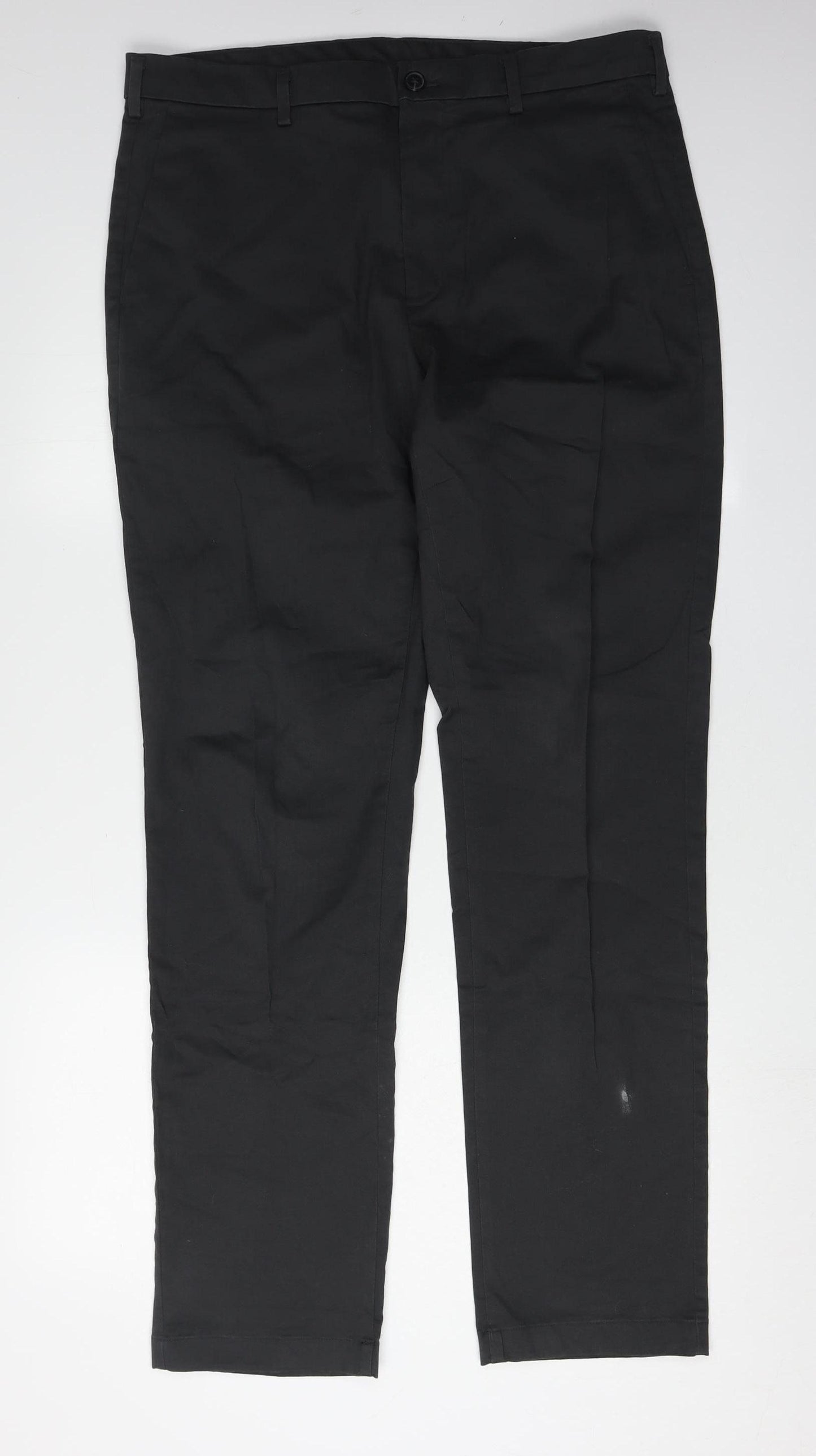 UNIQLO Men's Black Trousers Size 36