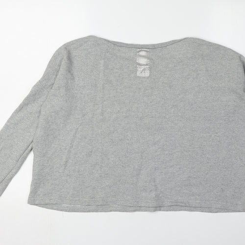 Replay Women's Grey Pullover Jumper, Size S, Cotton