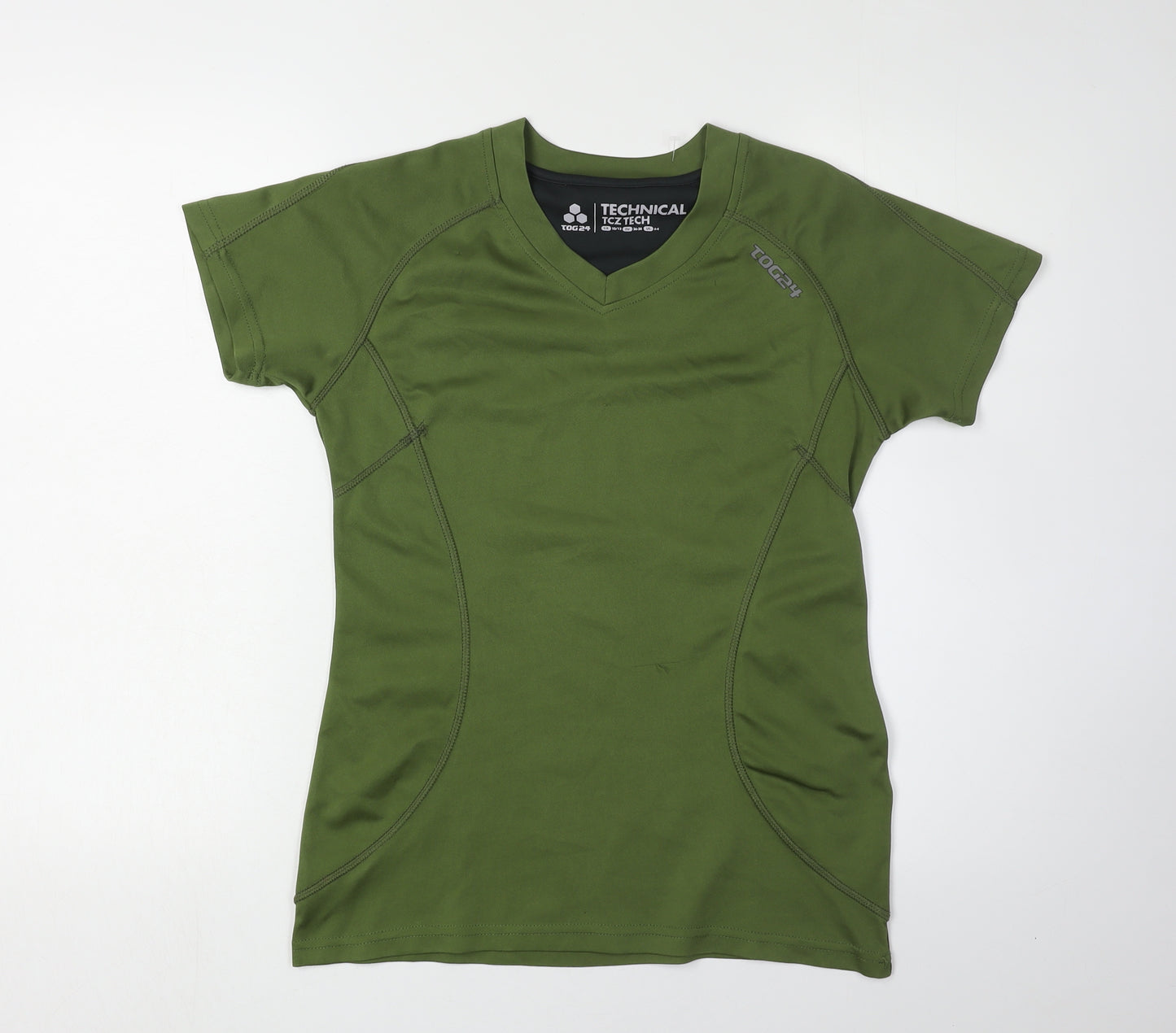 TOG24 Women's Green Athletic T-Shirt Size 10