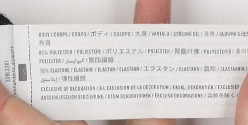 Hollister Women's Black Cropped Scoop Neck Tee M