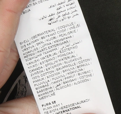 Puma Women's Green T-Shirt Size 14 Casual Crew Neck