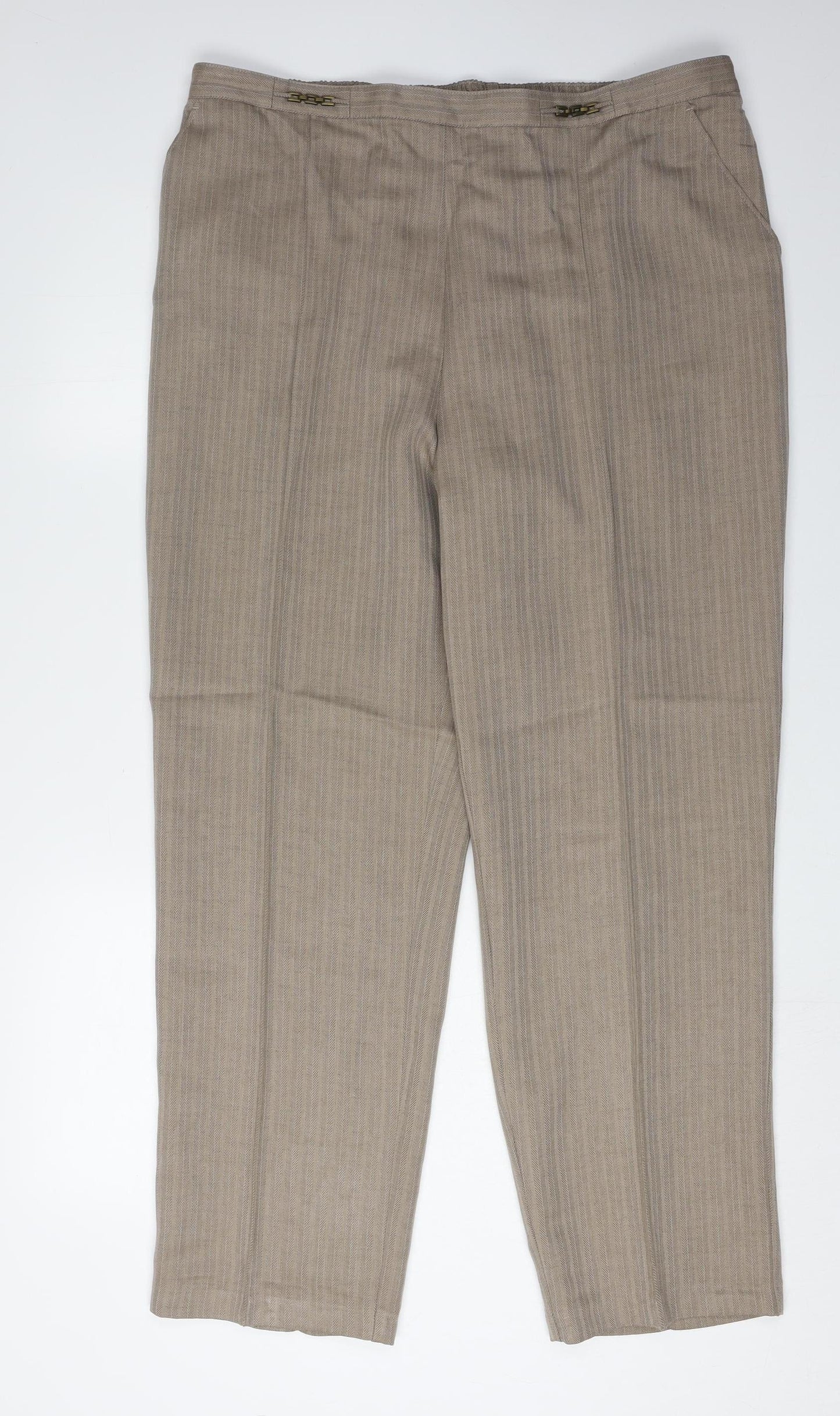 Marks and Spencer Women's Brown Trousers Size 18