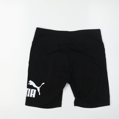 Puma Women's Black Biker Shorts, Size M, Gym & Running