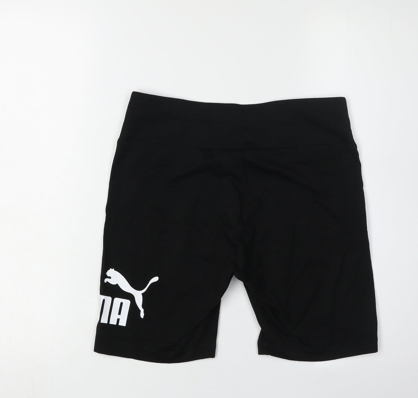 Puma Women's Black Biker Shorts, Size M, Gym & Running