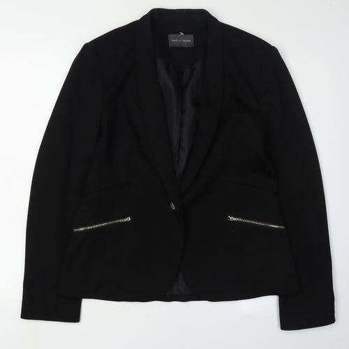 Pied A Terre Women's Black Blazer Size 12 Elegant