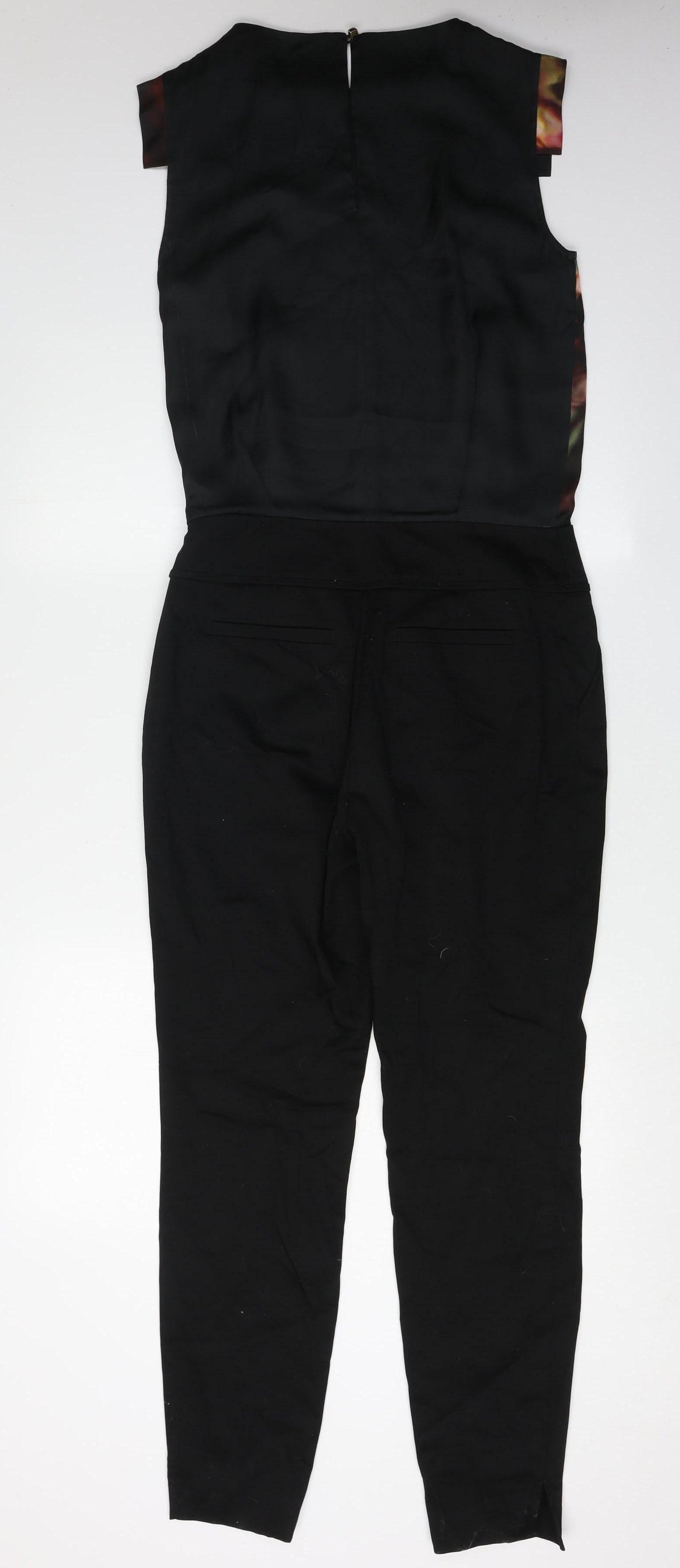 Ted Baker Women's Black Floral Jumpsuit, Size L