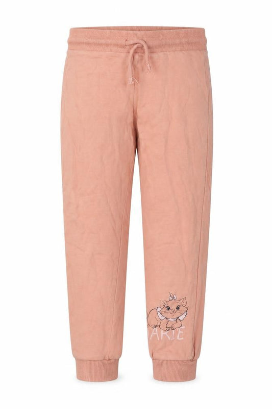 Disney Girls Pink Jogger Trousers, Size 3-4 Years, Cotton