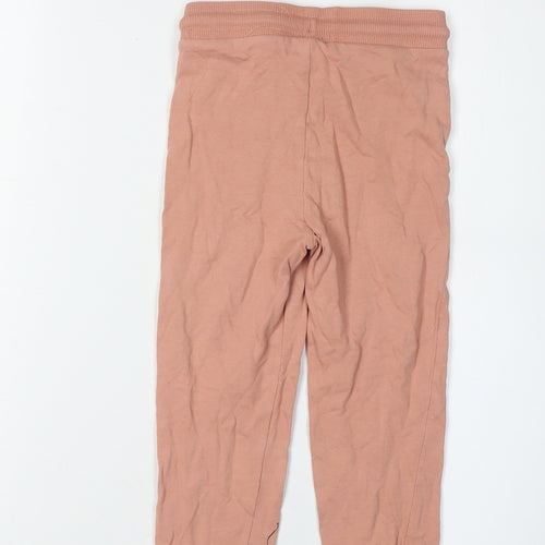 Disney Girls Pink Jogger Trousers, Size 3-4 Years, Cotton