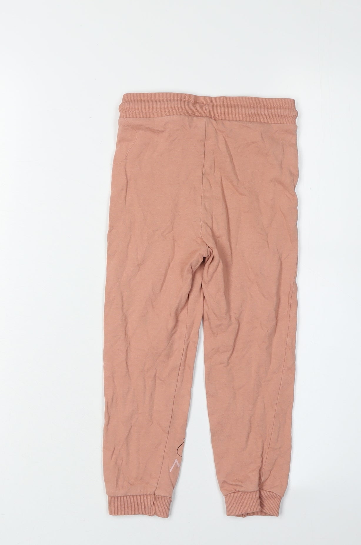 Disney Girls Pink Jogger Trousers, Size 3-4 Years, Cotton