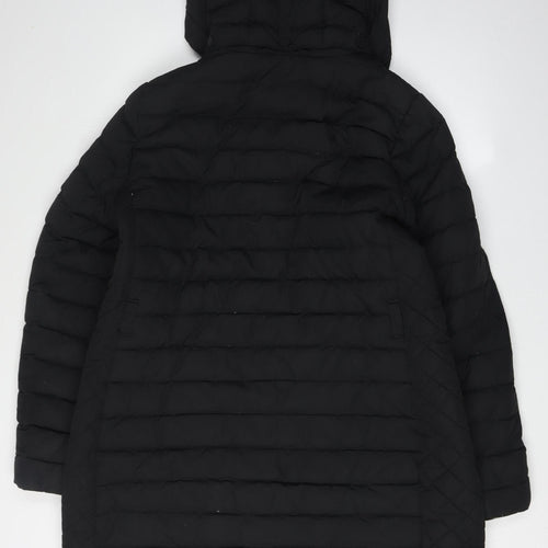 Boden Women's Black Puffer Jacket Coat Size 16