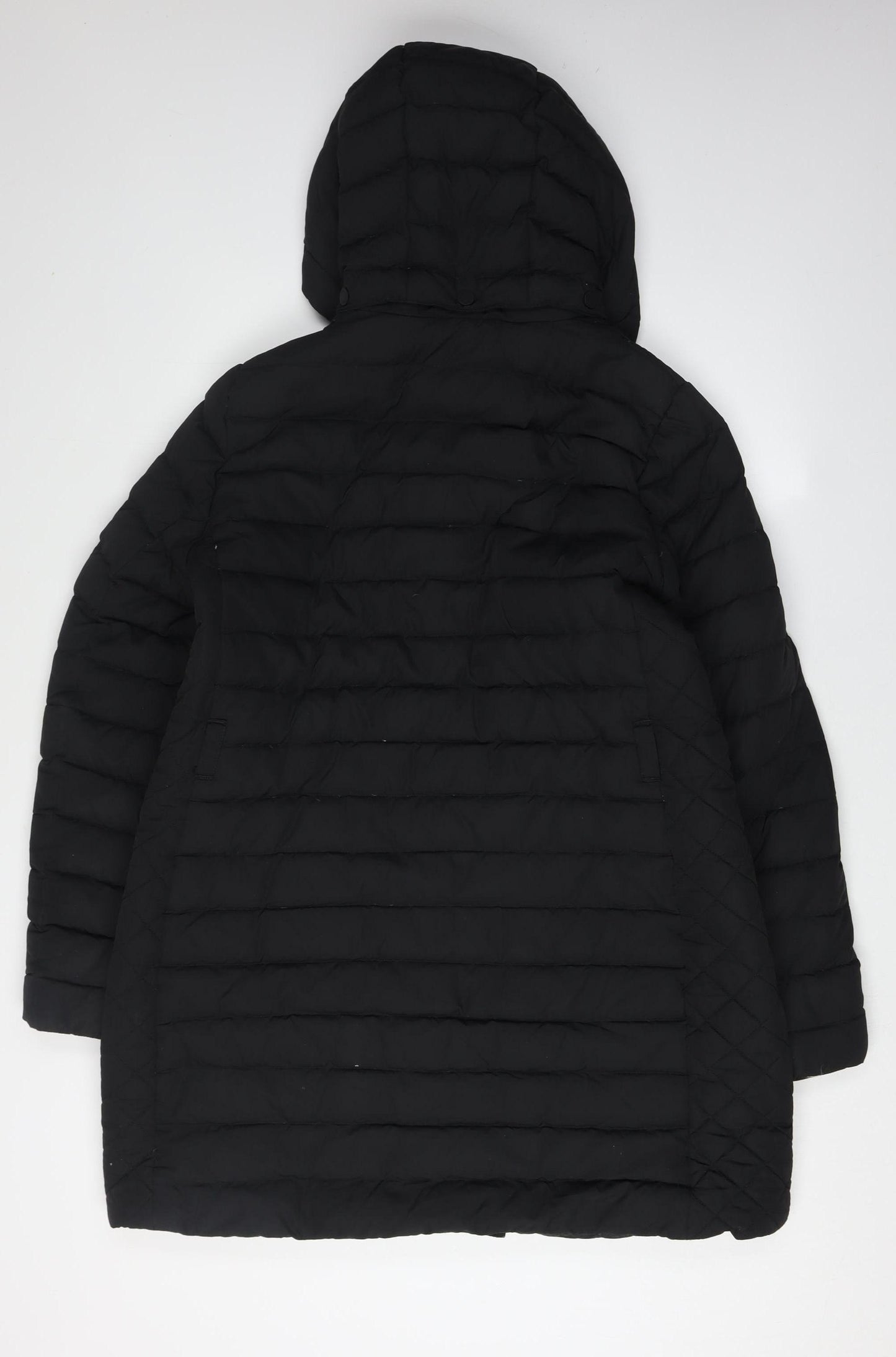Boden Women's Black Puffer Jacket Coat Size 16