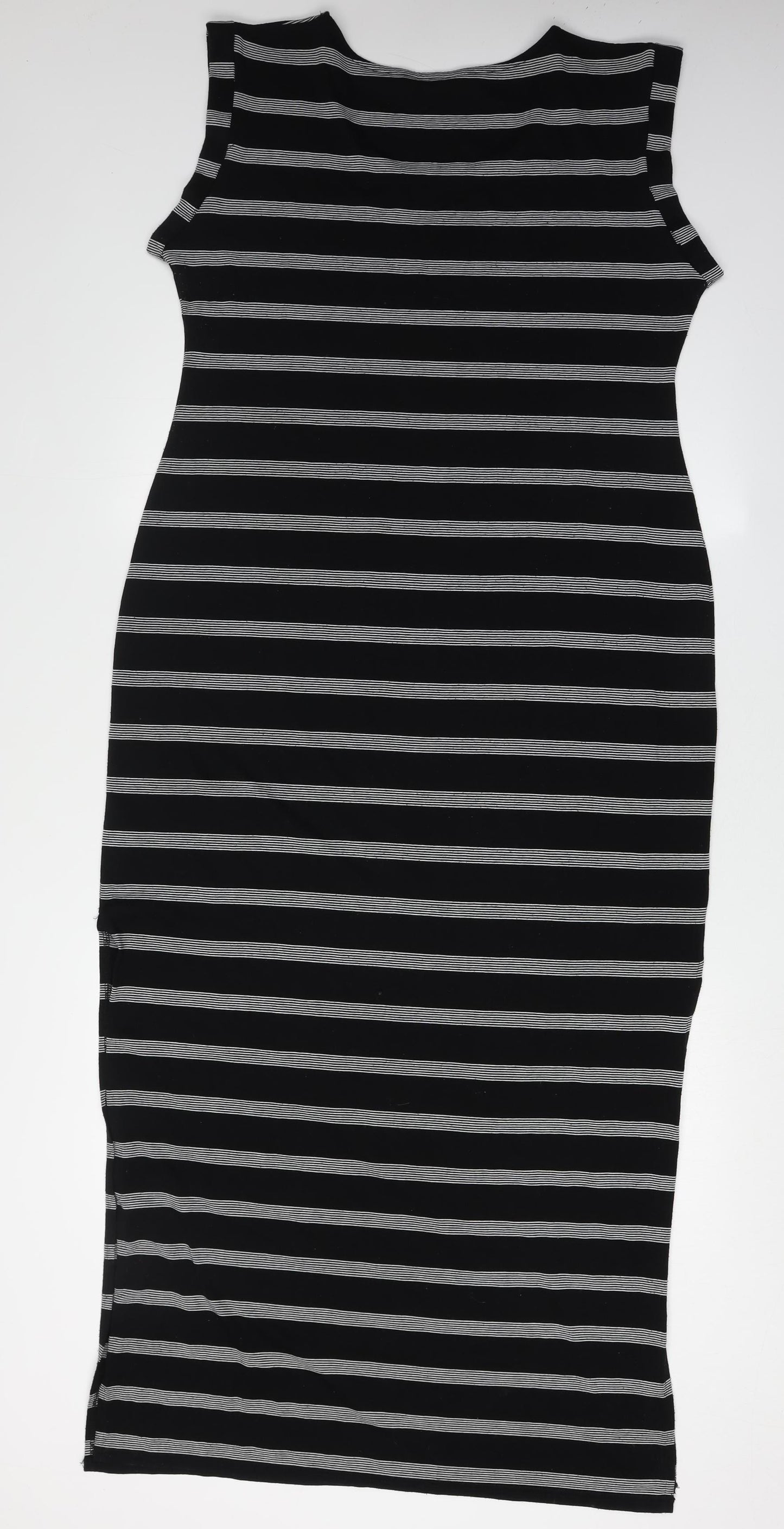Dorothy Perkins Women’s Black Striped Dress, Size 16
