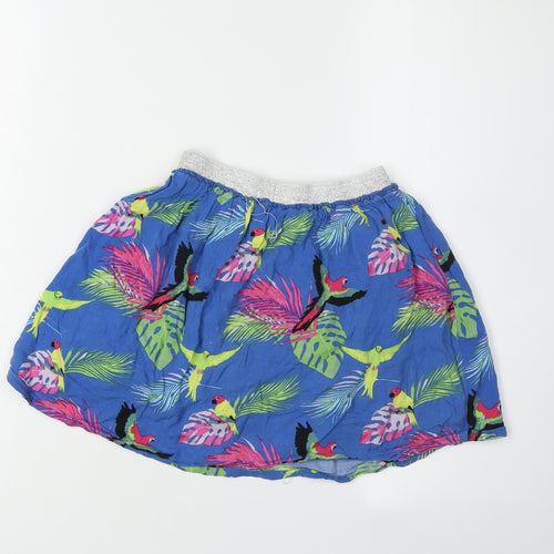 Mountain Warehouse Girls Blue Floral Skirt, 5-6 Years, Cotton