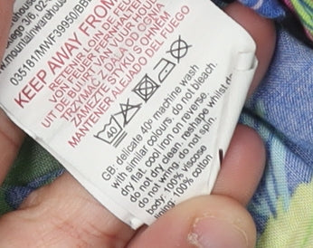 Mountain Warehouse Girls Blue Floral Skirt, 5-6 Years, Cotton